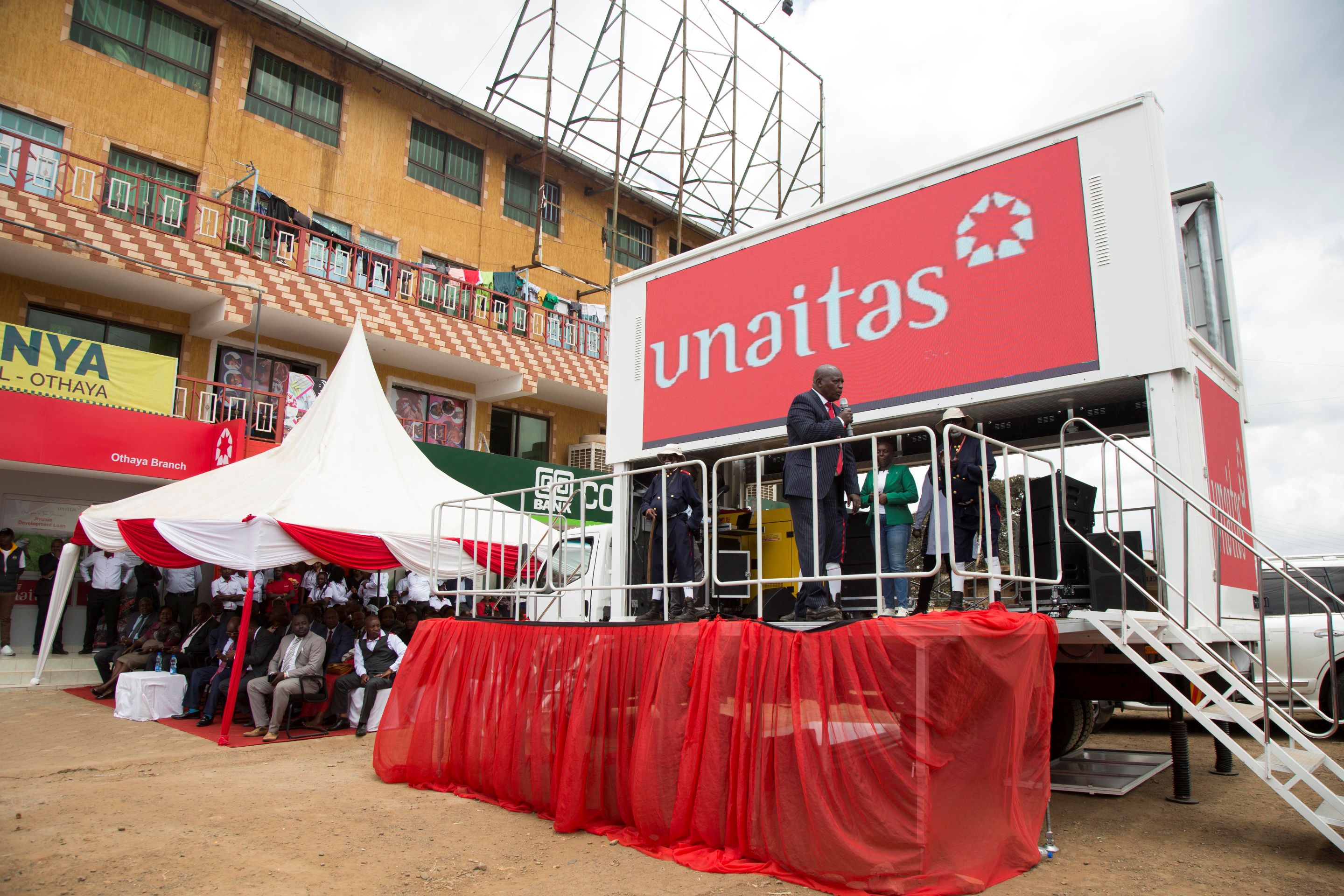 Fanikisha event production and branded stage setup